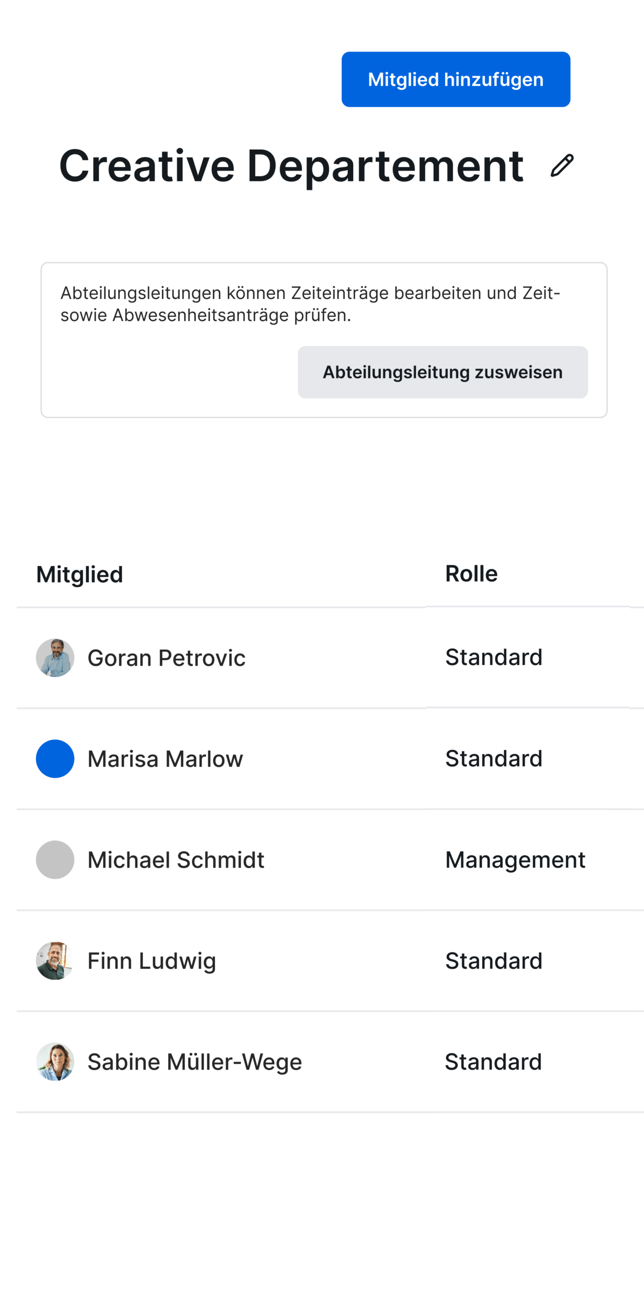 departements agentur