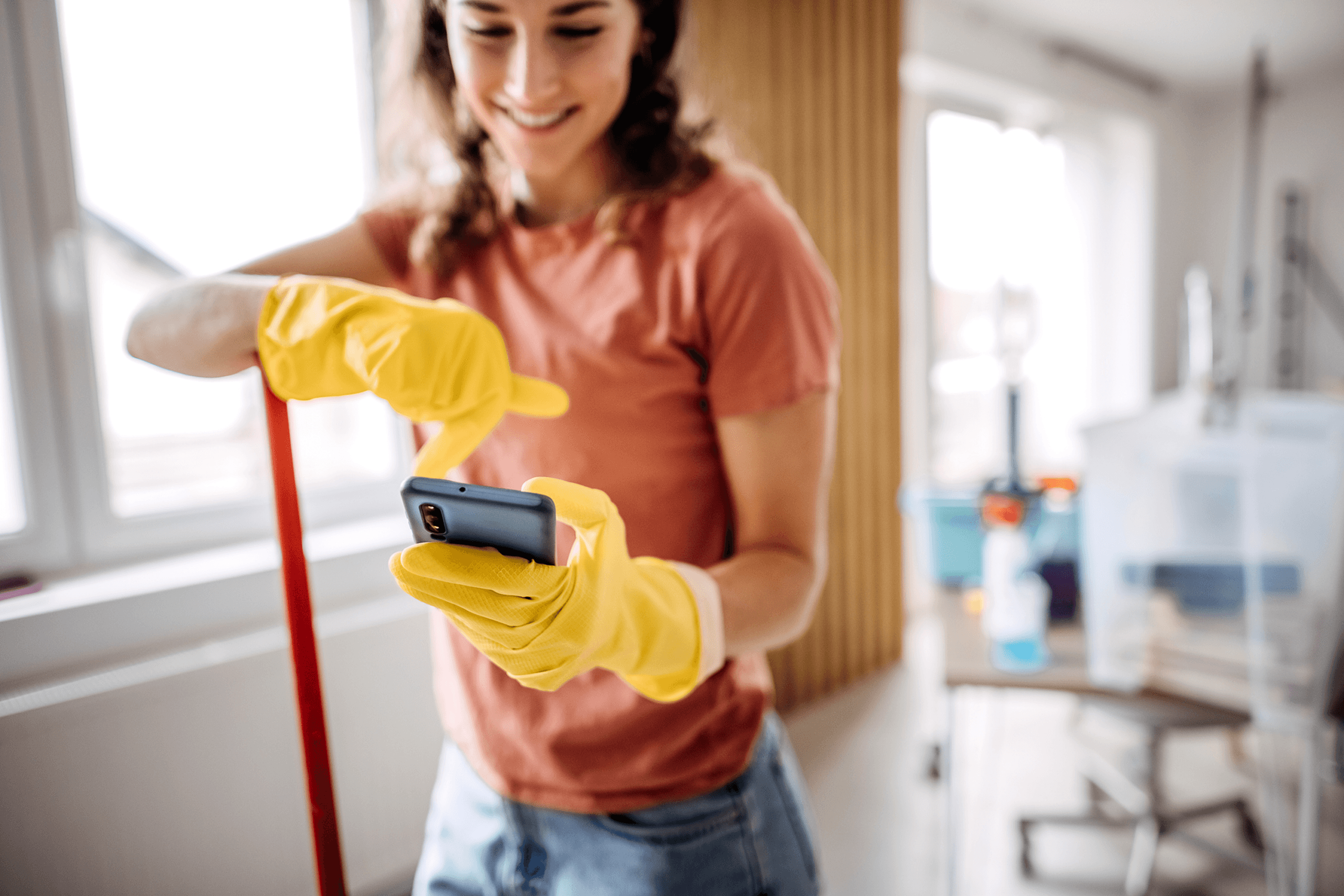 image cleaning woman