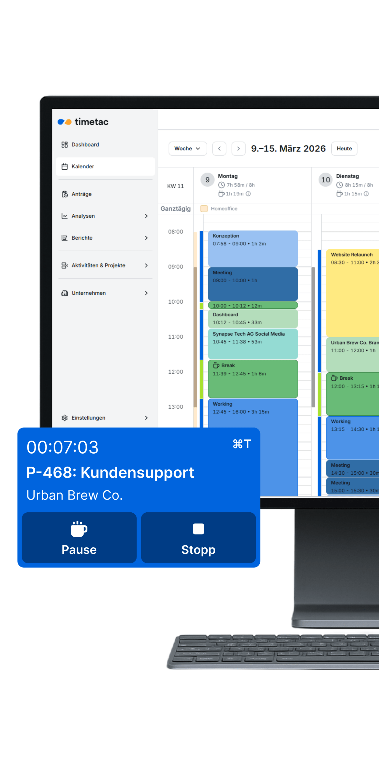 projekte erfassen projektzeiterfassung