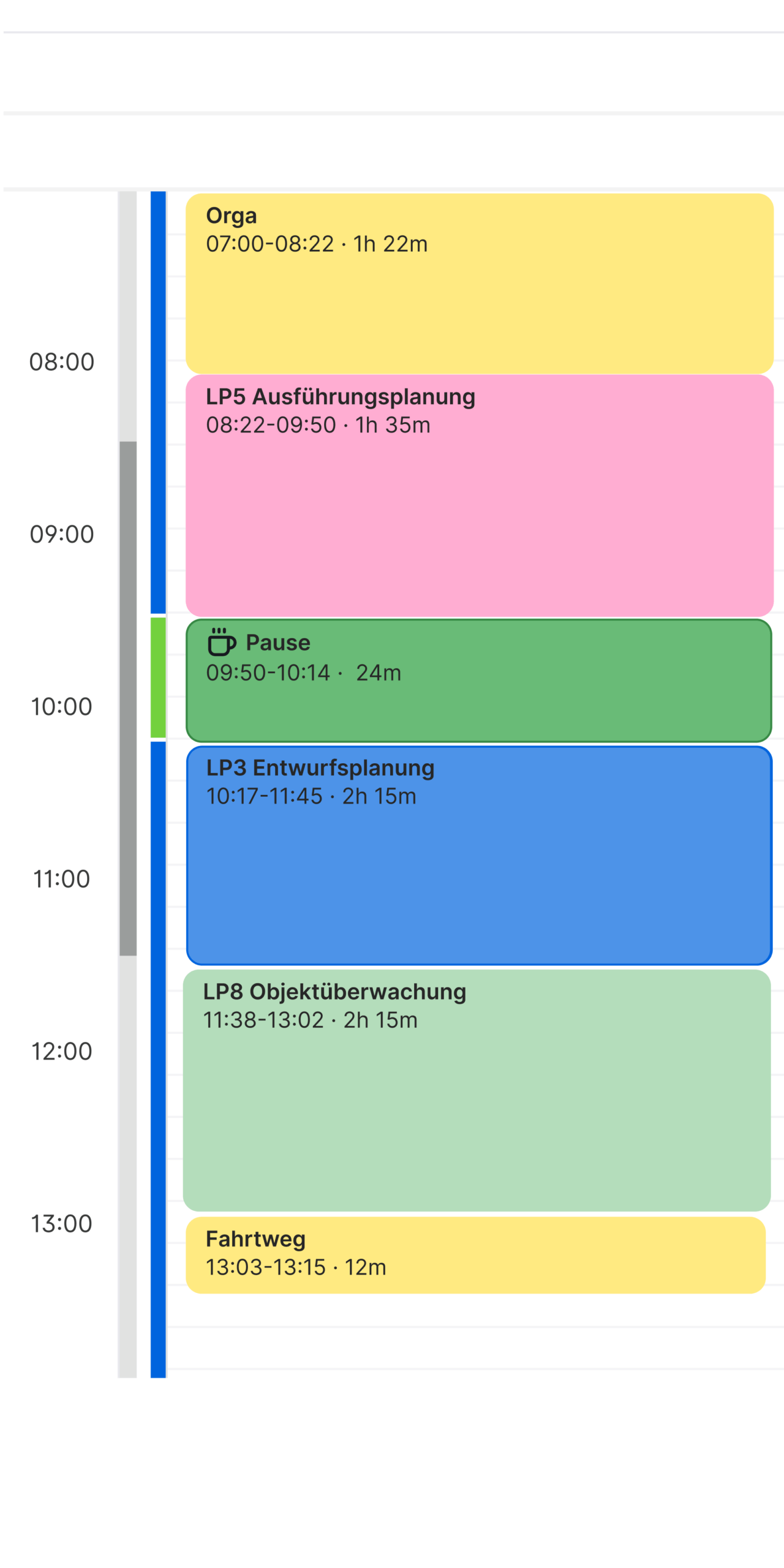 kalender architektur