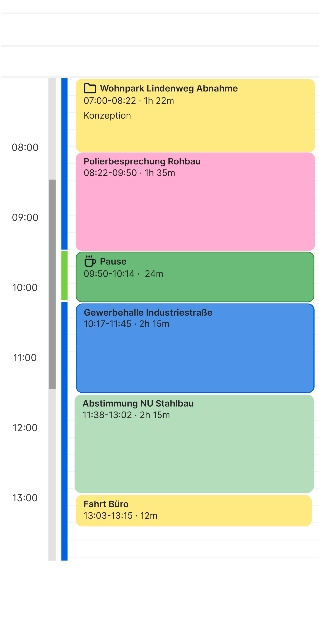 kalender bau